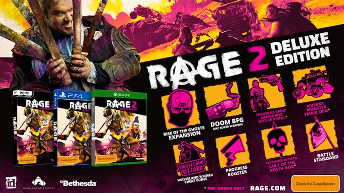 Exclusive in-game content for RAGE 2